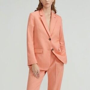 Everlane Oversized Blazer Coral Jacket 4 Tencel Lyocell Cotton Professional